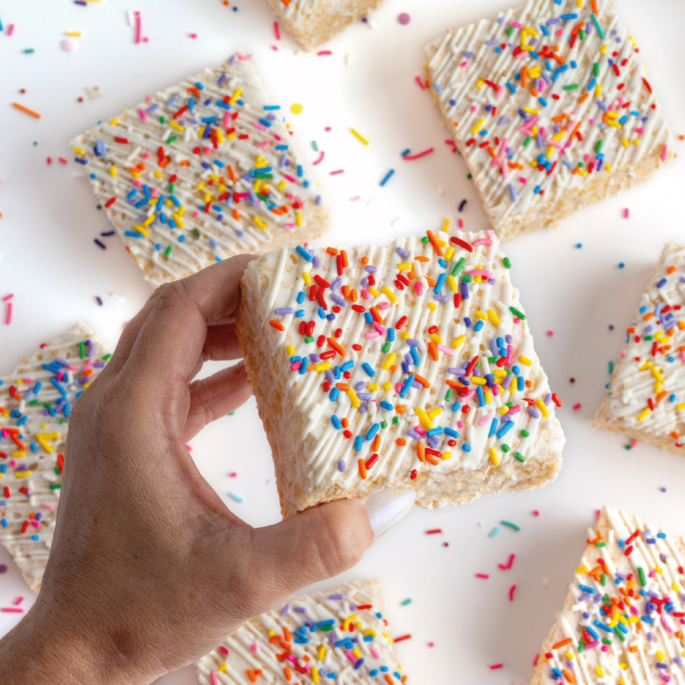 Rainbow Marshmallow Bliss Rice Krispie Treats