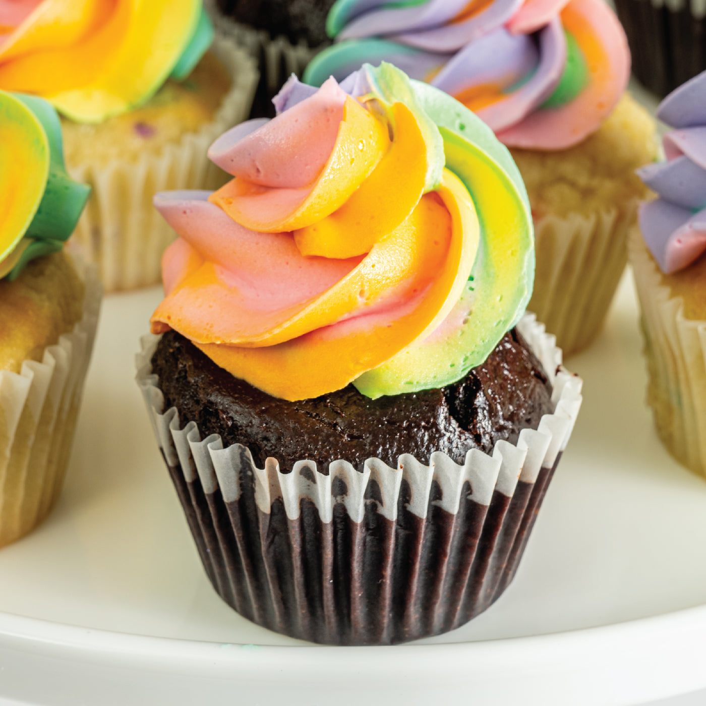 Patrick's Day Rainbow Cupcakes Delivery Los Angeles