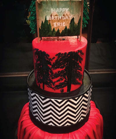 Red Woods Birthday Cake - Sweet E's Bake Shop - The Cake Shop