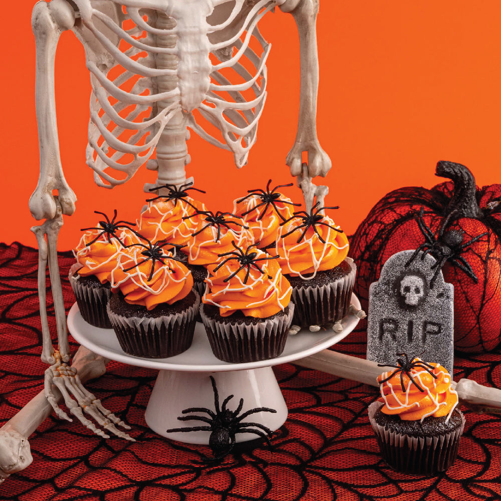 Spooky Spider Web Cupcakes - Sweet E's Bake Shop - The Cupcake Shop