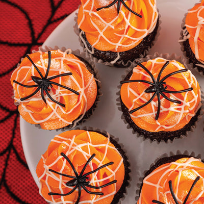 Spooky Spider Web Cupcakes - Sweet E's Bake Shop - The Cupcake Shop