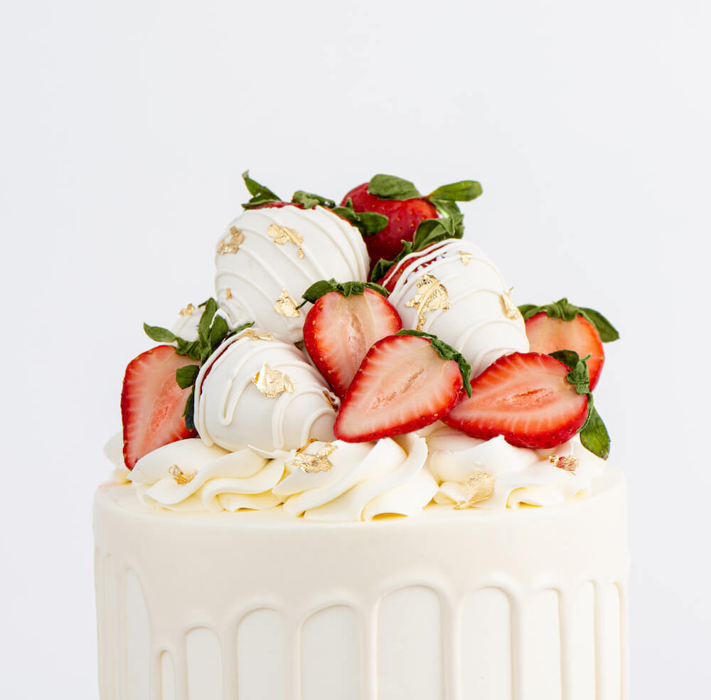 Strawberry Shortcake Cake - Sweet E's Bake Shop - The Cake Shop