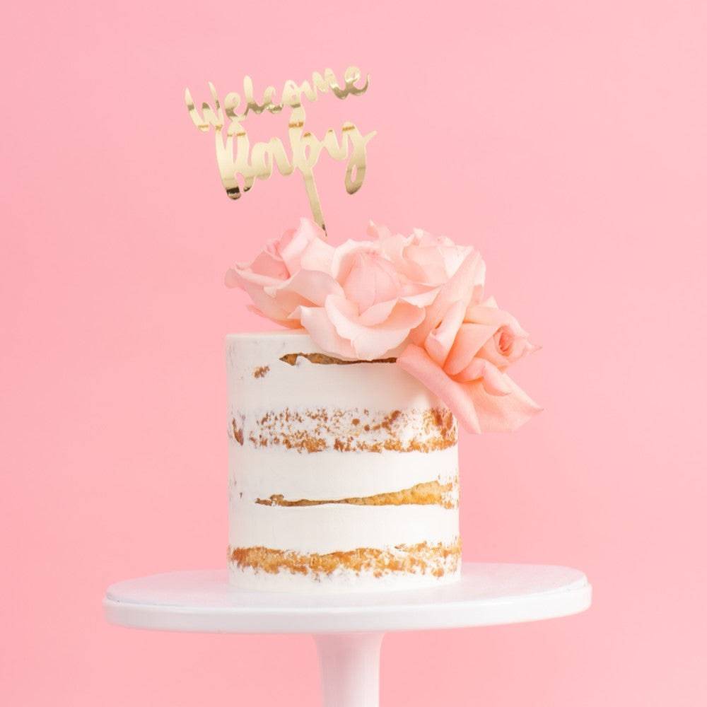 Naked Floral Cake - Sweet E's Bake Shop