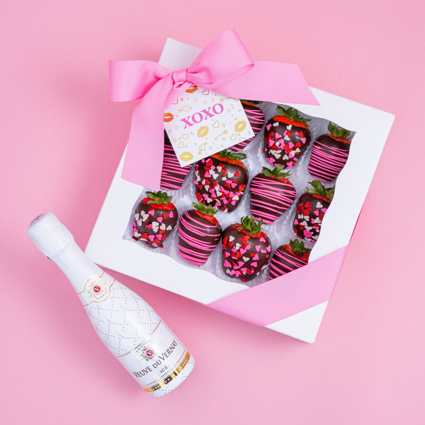 Chocolate Dipped Strawberries Valentine Gift Box - Sweet E's Bake Shop - Sweet E's Bake Shop