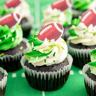 Football Cupcakes - Sweet E's Bake Shop - The Cupcake Shop