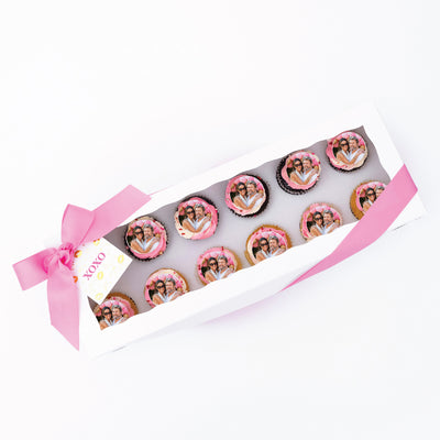 PHOTO Valentine Cupcake Gift Box | Upload Your Artwork - Sweet E's Bake Shop - The Cupcake Shop