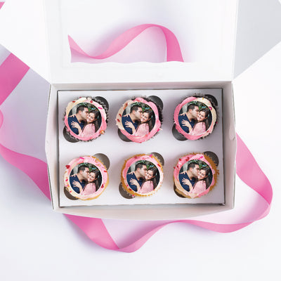 PHOTO Valentine Cupcake Gift Box | Upload Your Artwork - Sweet E's Bake Shop - The Cupcake Shop