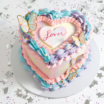 Taylor Swift Custom Heart Cake - Sweet E's Bake Shop - The Cake Shop