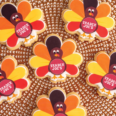 Thanksgiving Turkey Logo Cookies