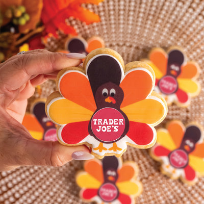 Thanksgiving Turkey Logo Cookies