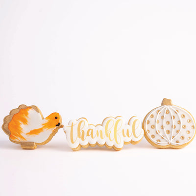 Thanksgiving Glam Cookies - Sweet E's Bake Shop - Sweet E's Bake Shop