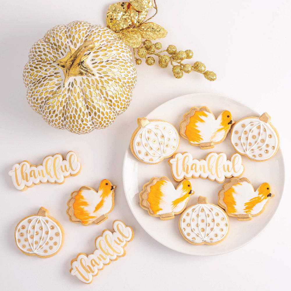 Thanksgiving Glam Cookies - Sweet E's Bake Shop - Sweet E's Bake Shop