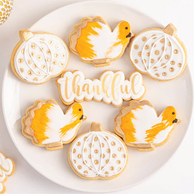 Thanksgiving Glam Cookies - Sweet E's Bake Shop - Sweet E's Bake Shop