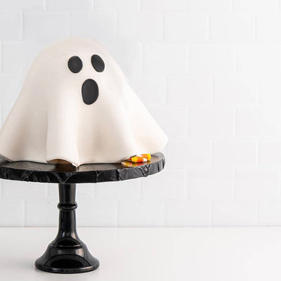 Spooky Ghost Cake - Sweet E's Bake Shop - The Cake Shop