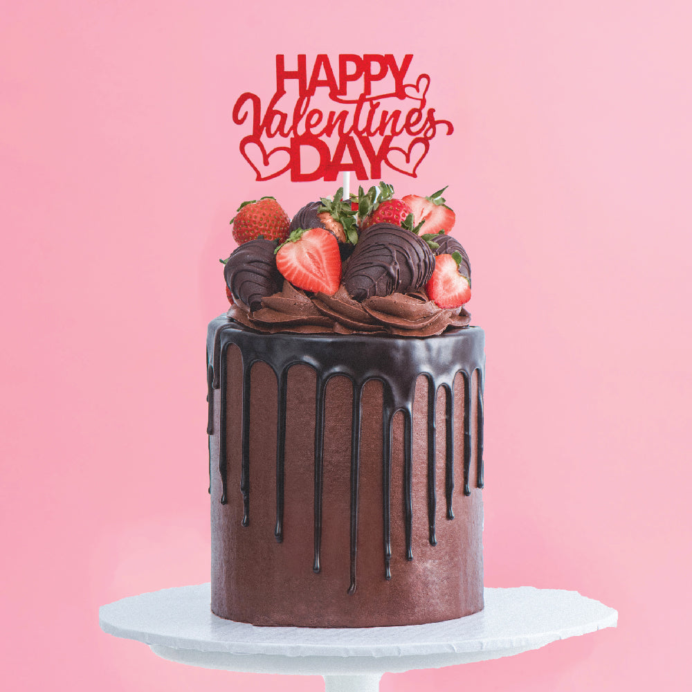 Chocolate Dipped Strawberry Cake - Sweet E's Bake Shop - The Cake Shop