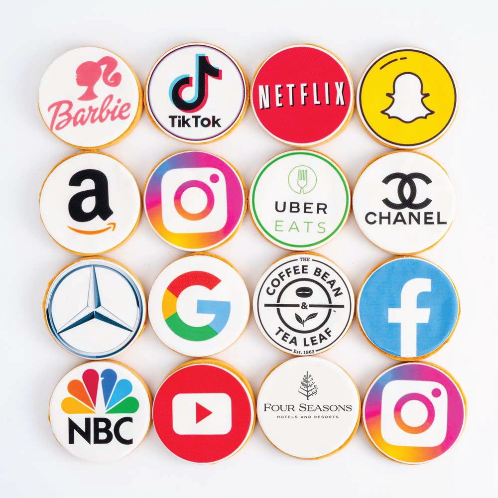 Logo Cookies - Bulk  | Upload Your Artwork - Sweet E's Bake Shop - The Cookie Shop