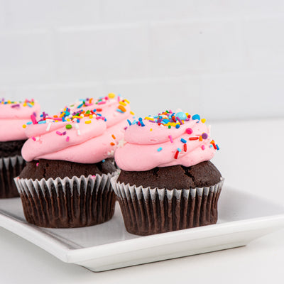 Vegan Cupcakes | Custom Color - Sweet E's Bake Shop - The Cupcake Shop