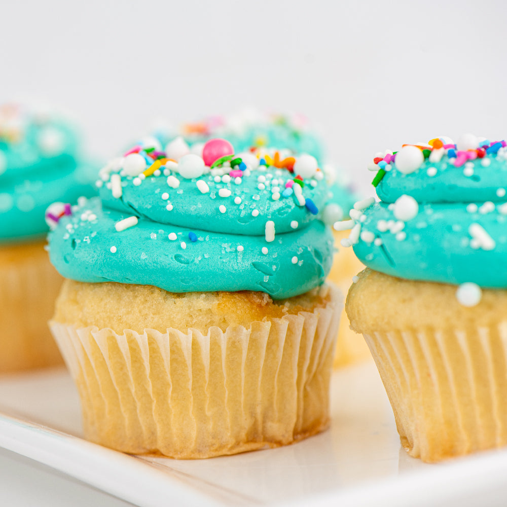 Vegan Cupcakes | Custom Color - Sweet E's Bake Shop - The Cupcake Shop