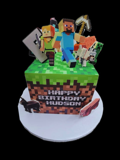 Minecraft Cake - Sweet E's Bake Shop - The Cake Shop