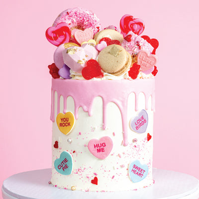 Sweetheart Valentine Cake - Sweet E's Bake Shop - The Cake Shop