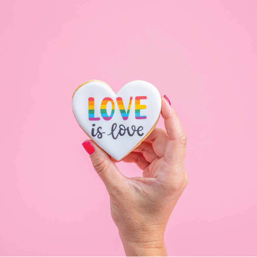 Heart LOGO Cookies | Gift Box | Upload Your Artwork - Sweet E's Bake Shop - Sweet E's Bake Shop