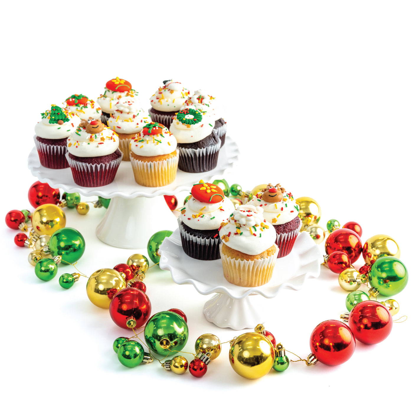Christmas Character Cupcakes