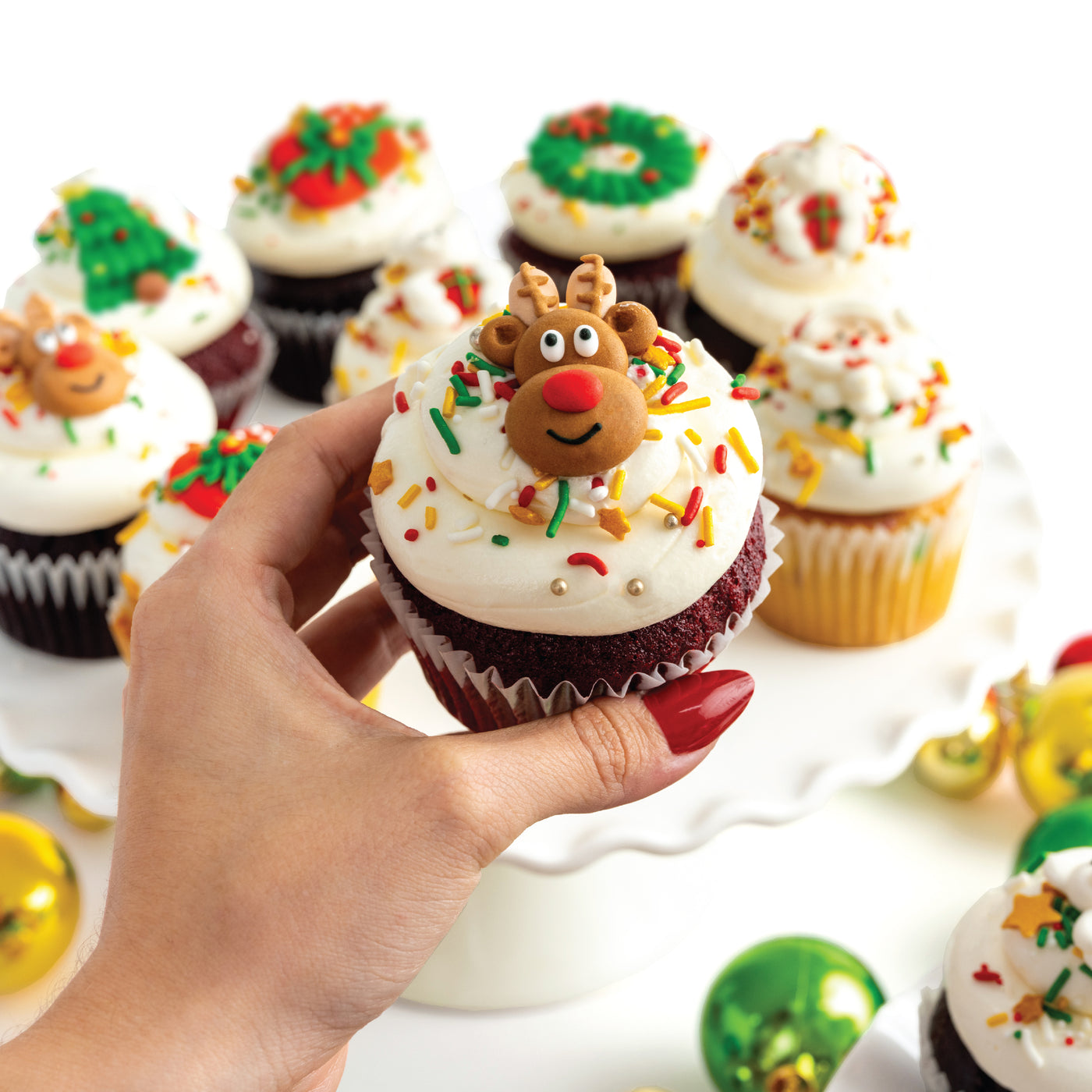 Christmas Character Cupcakes