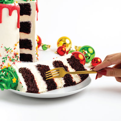 Merry Christmas Drip Cake