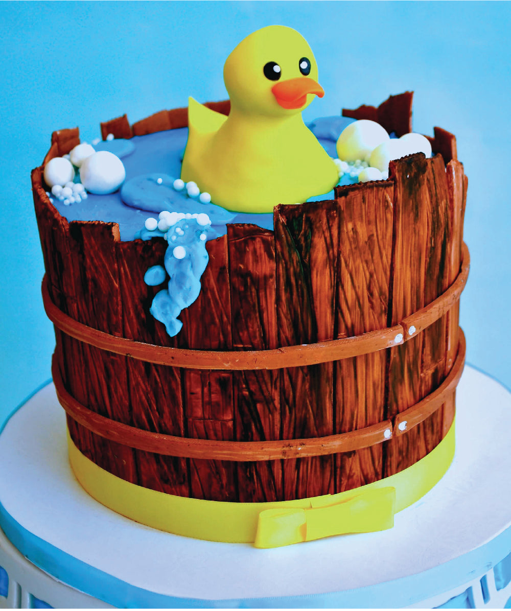 Bath Duck Baby Shower Cake - Sweet E's Bake Shop - The Cake Shop