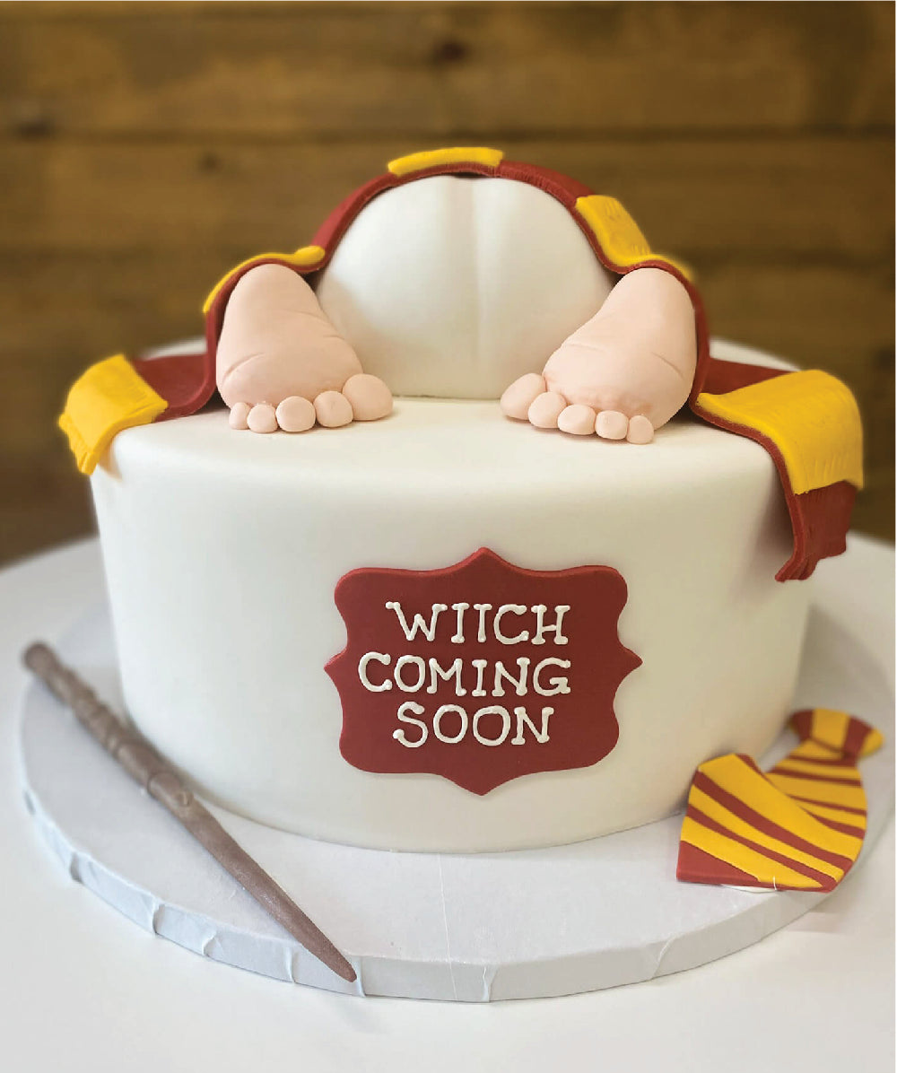 Harry Potter Baby Shower Cake - Sweet E's Bake Shop - The Cake Shop