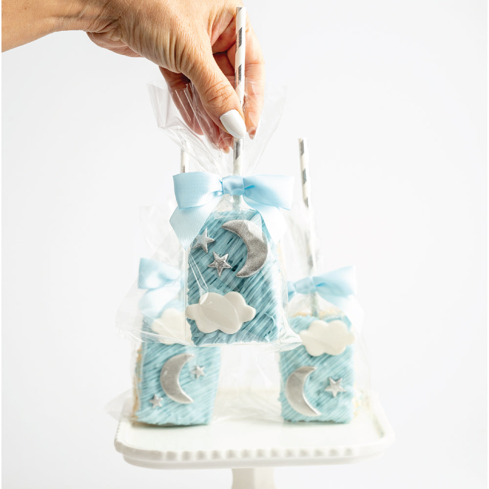 Baby Shower Cloudy Rice Krispies - Sweet E's Bake Shop - The Cake Shop