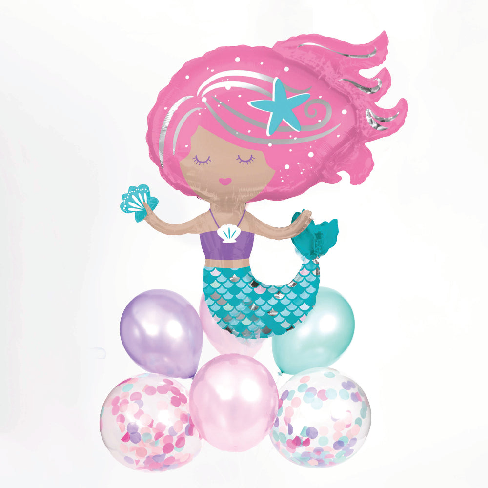 Giant Mermaid Fantasy Balloons - Sweet E's Bake Shop - The Flower + Balloon Shop