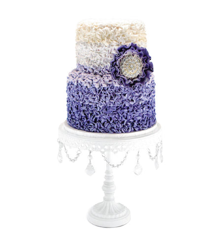 Ombre Purple Ruffle Cake - Sweet E's Bake Shop - The Cake Shop