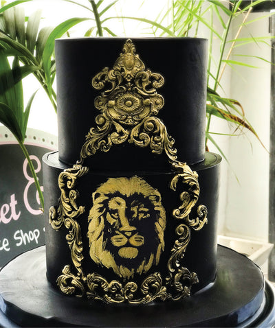 Hand Painted Tiger Cake - Sweet E's Bake Shop - The Cake Shop