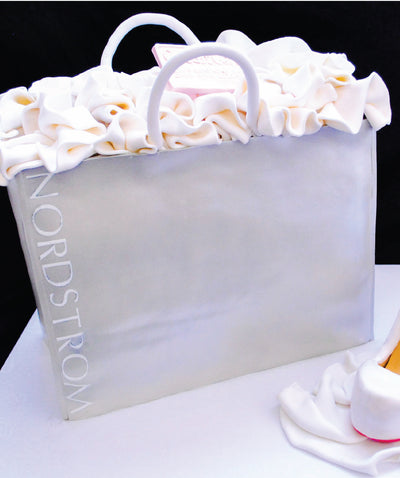 Nordstrom Shopping Bag Cake - Sweet E's Bake Shop - The Cake Shop