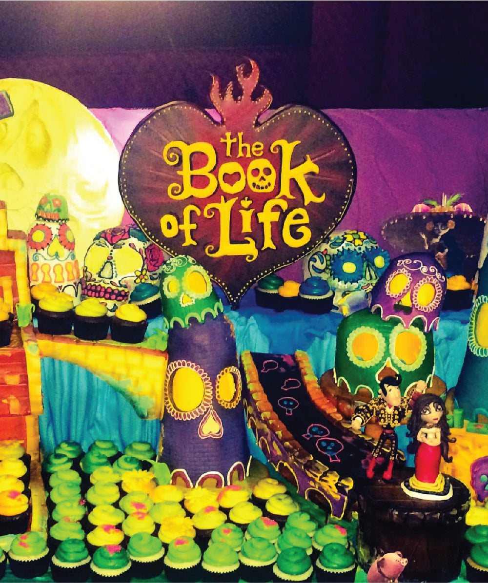 Book of Life Display - Sweet E's Bake Shop - The Cake Shop