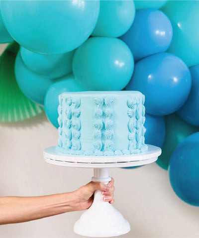 Blue Buttercream Cake - Sweet E's Bake Shop - The Cake Shop