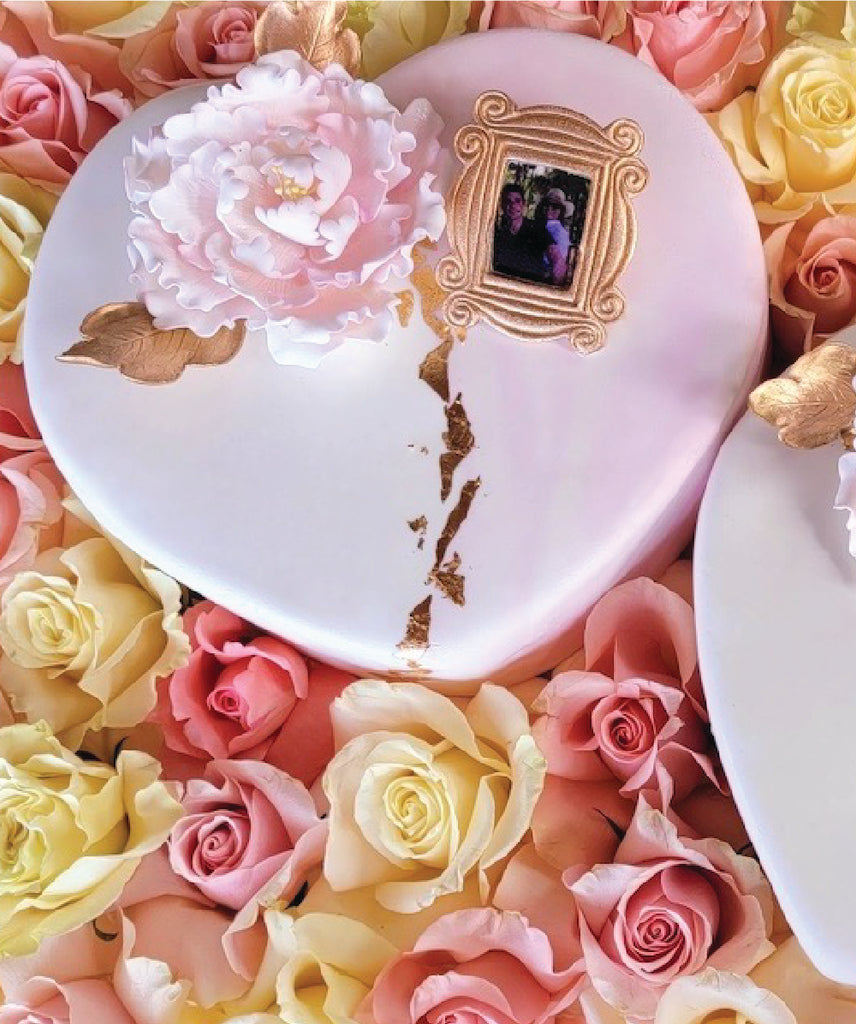 Double Heart Cake Delivery Los Angeles