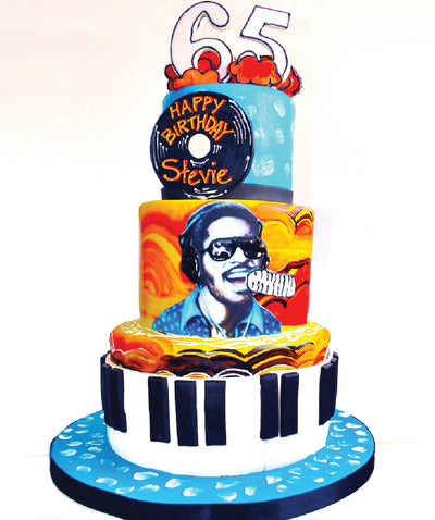 Stevie Wonder Cake - Sweet E's Bake Shop - The Cake Shop