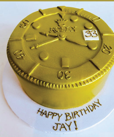 Rolex Watch Cake 1 - Sweet E's Bake Shop - The Cake Shop