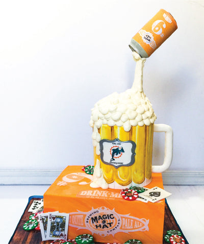 Beer & Poker Cake - Sweet E's Bake Shop - The Cake Shop