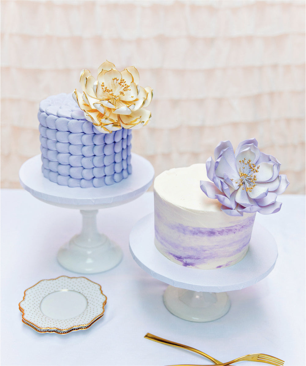 Petal & Watercolor Cake