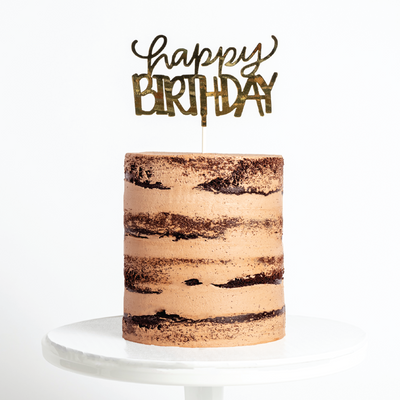 Chocolate Lovers Naked Cake - Sweet E's Bake Shop - The Cake Shop