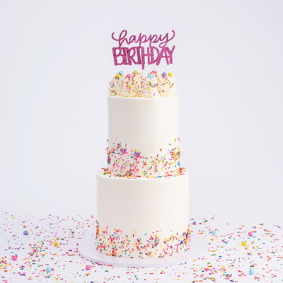 Ultimate Confetti Birthday Cake - Sweet E's Bake Shop - The Cake Shop