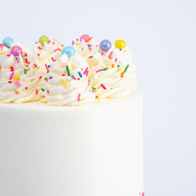 2 Tier Ultimate Confetti Birthday Cake - Sweet E's Bake Shop - The Cake Shop