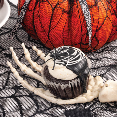 Black and white Halloween Cupcakes | Custom Order - Sweet E's Bake Shop - Sweet E's Bake Shop