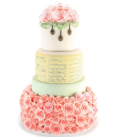 Vintage Music Cake - Sweet E's Bake Shop - The Cake Shop