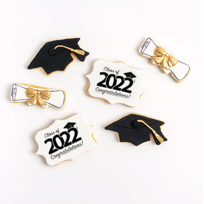 Grad Cookies - Sweet E's Bake Shop - The Cake Shop