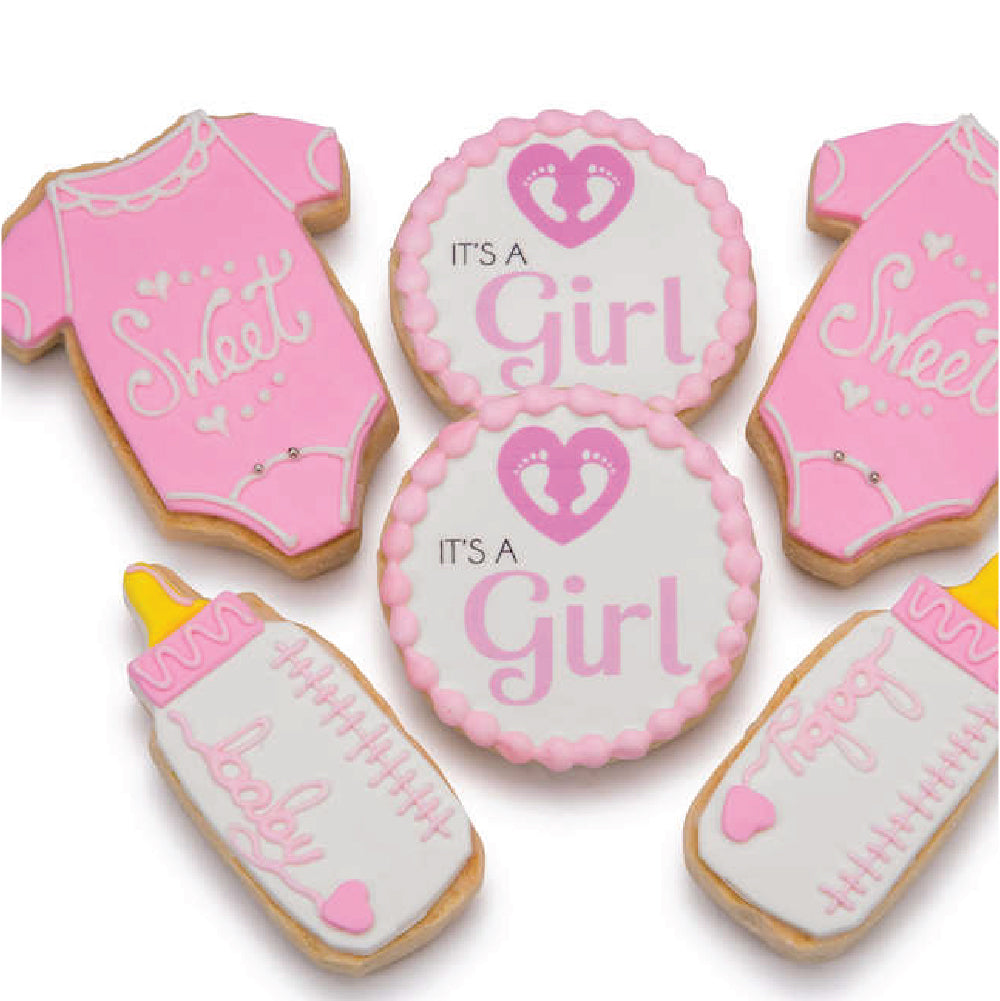 Baby Girl Cookie Collection - Sweet E's Bake Shop - The Cake Shop