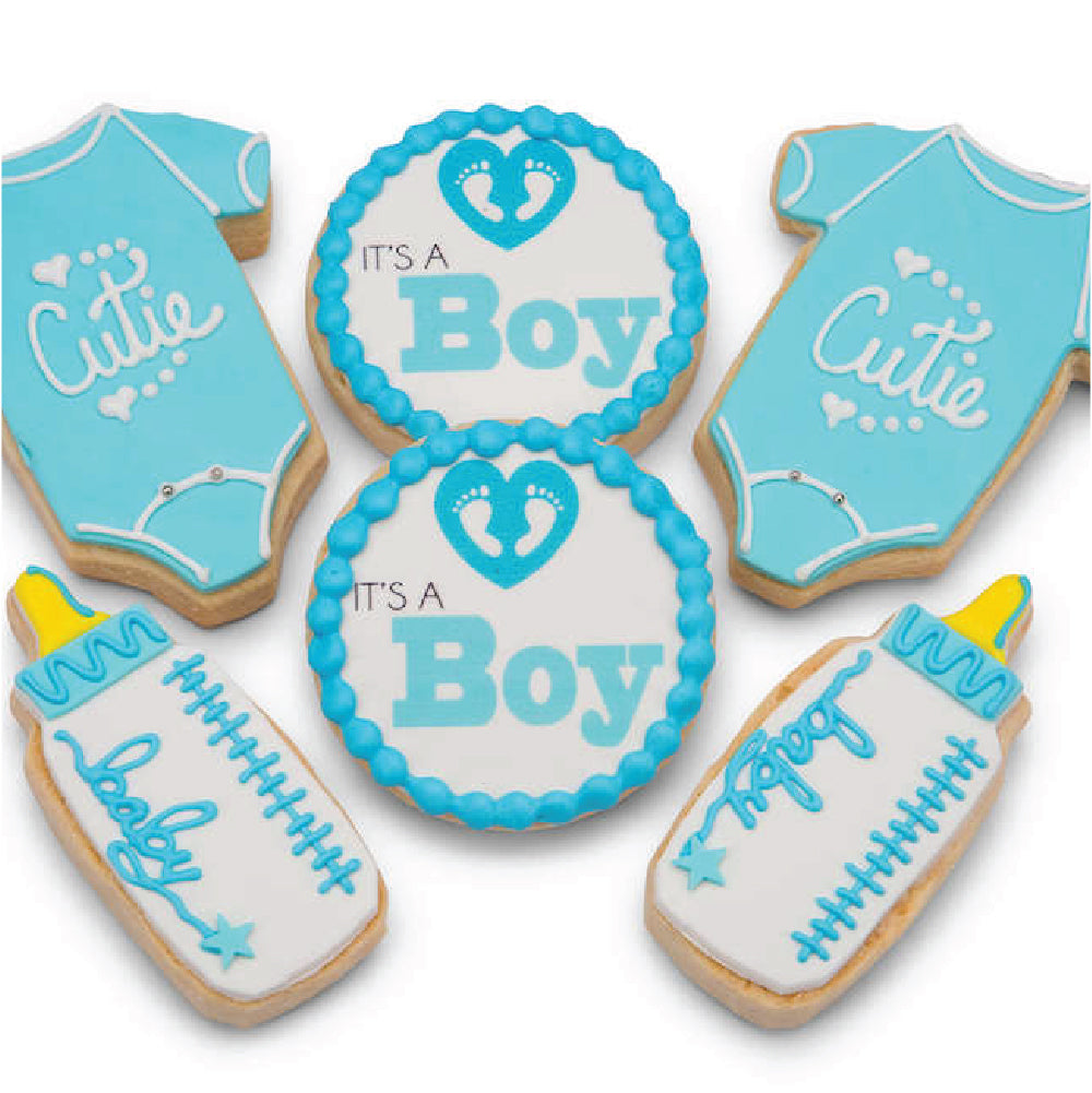 Baby Boy Cookie Collection - Sweet E's Bake Shop - The Cake Shop